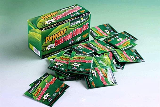 Green Leaf Insect Powder Box