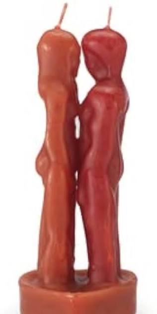Man & Woman Image Candle