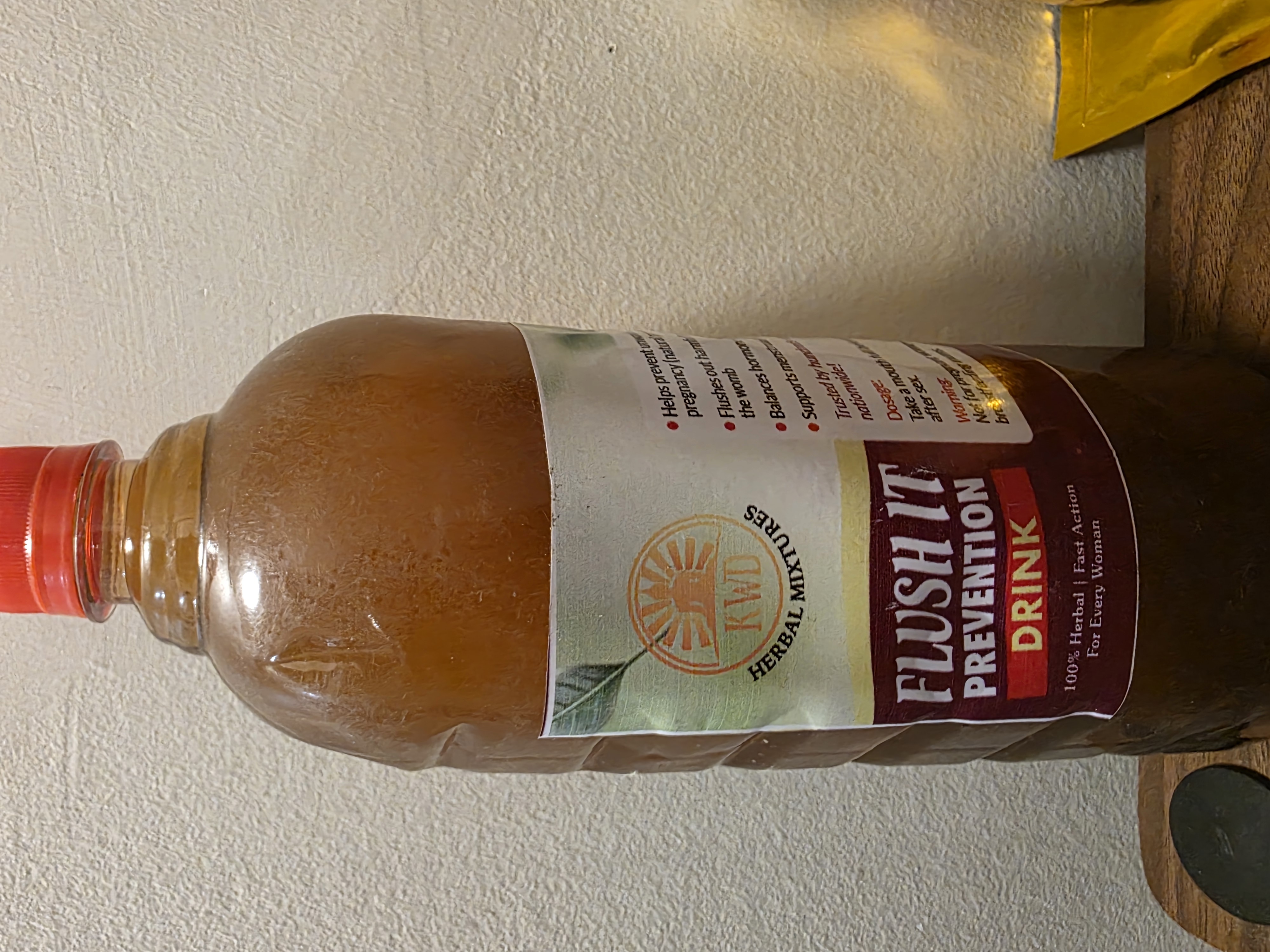 Pregnancy Prevention Drink