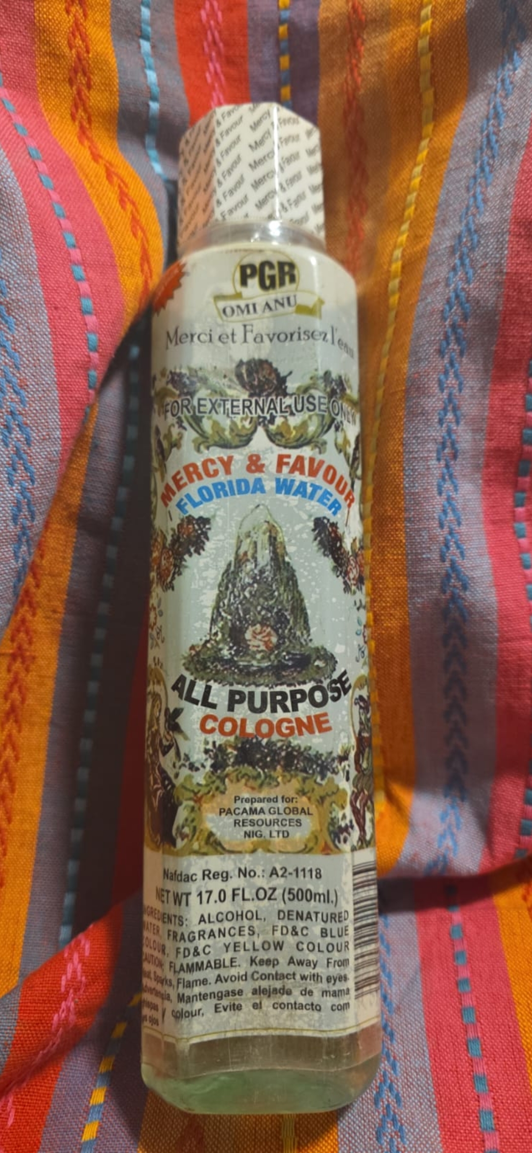 Mercy & Favor Florida Water Perfume 500ml