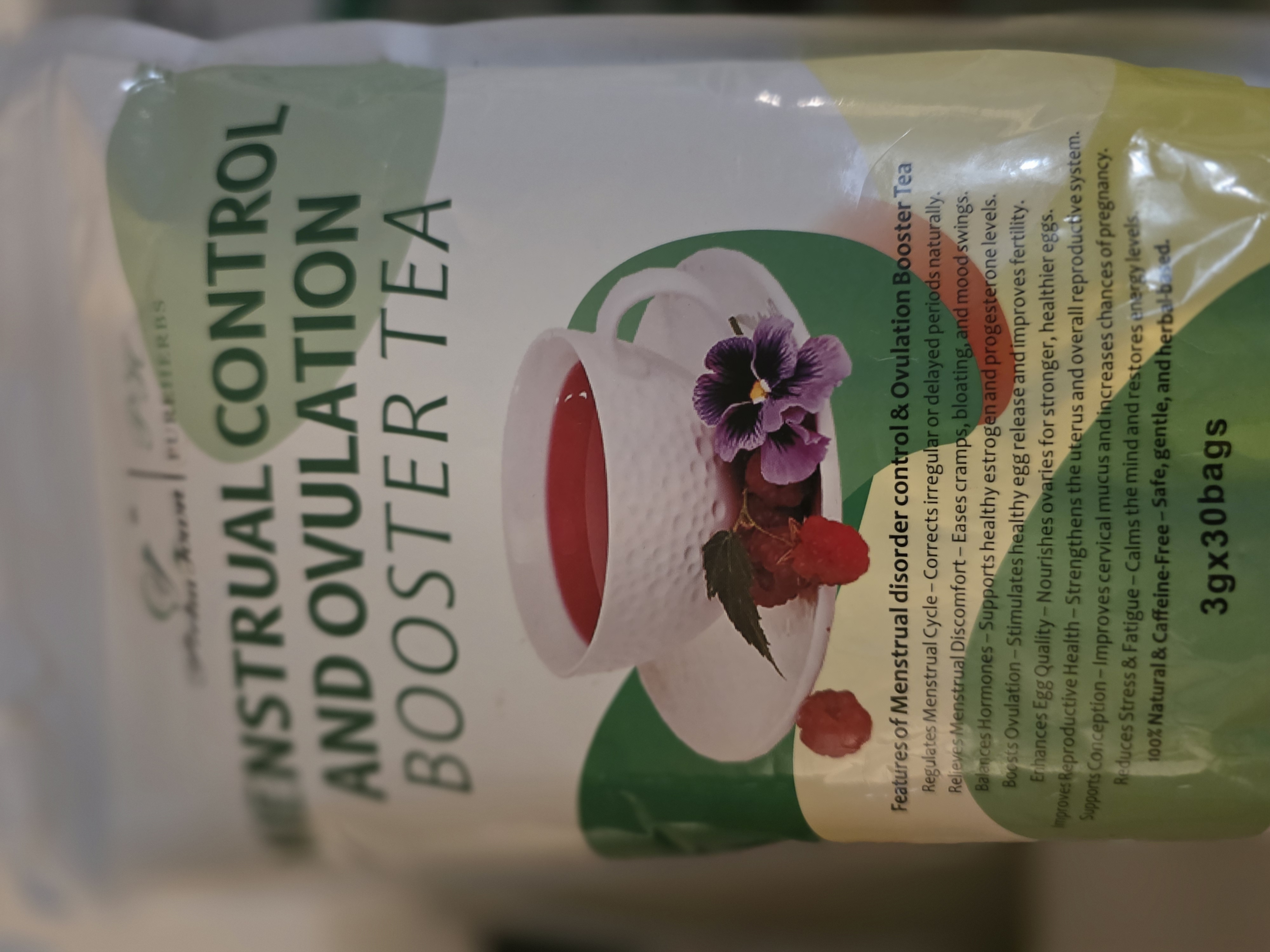 Menstrual control & ovulation booster  Tea 