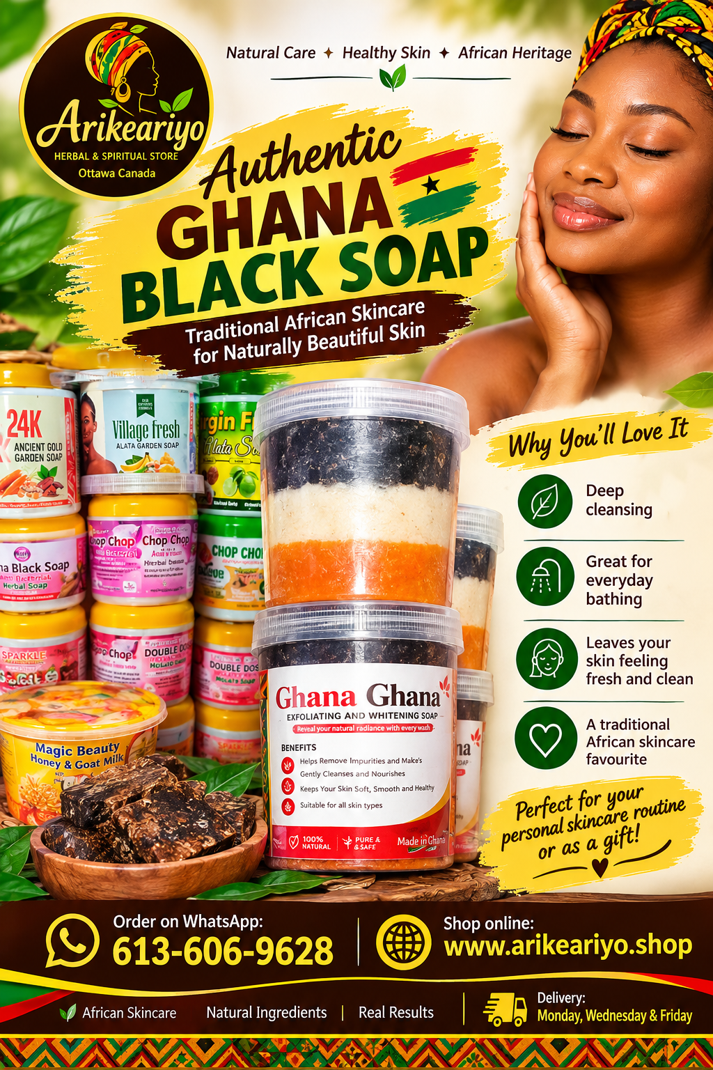 Ghana Ghana exfoliating & brightening soap