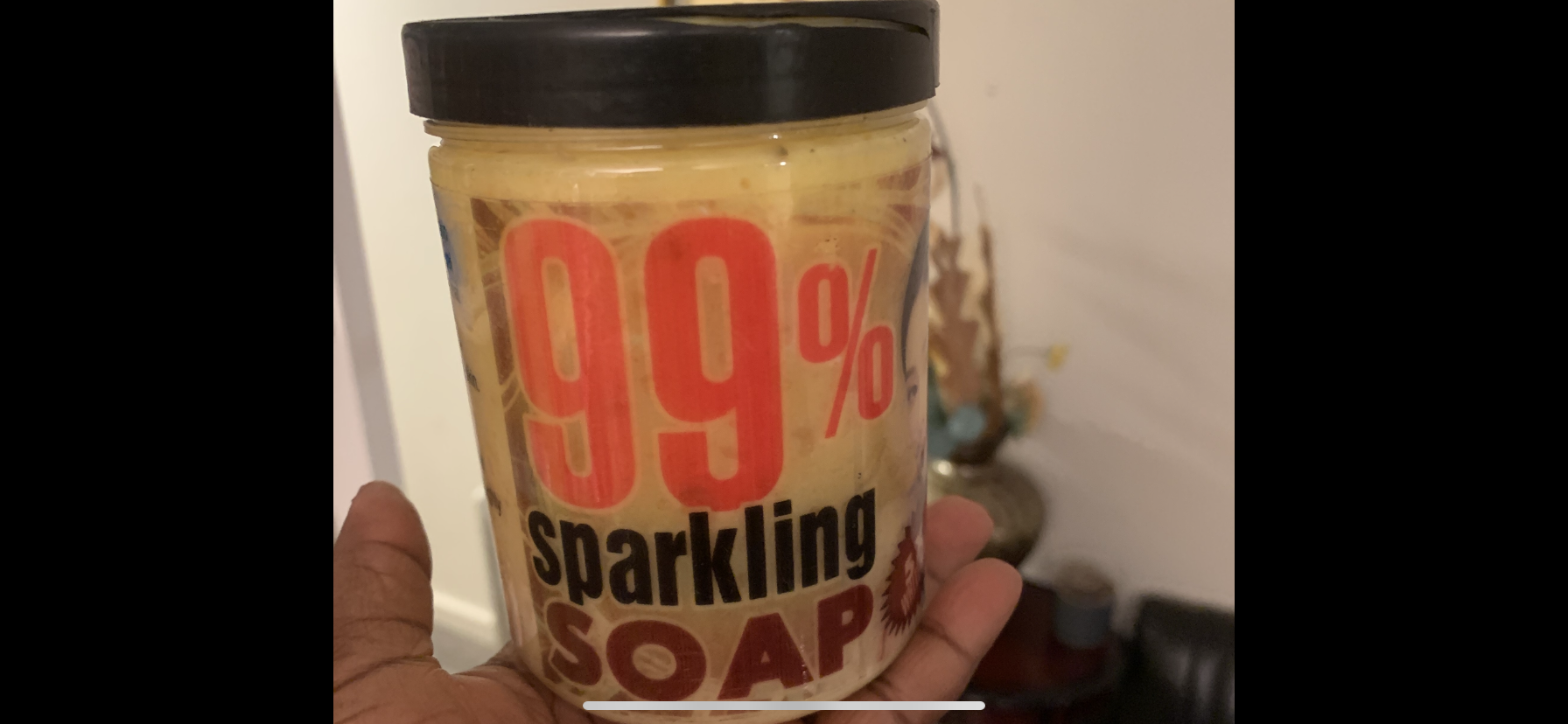 99% sparkling soap