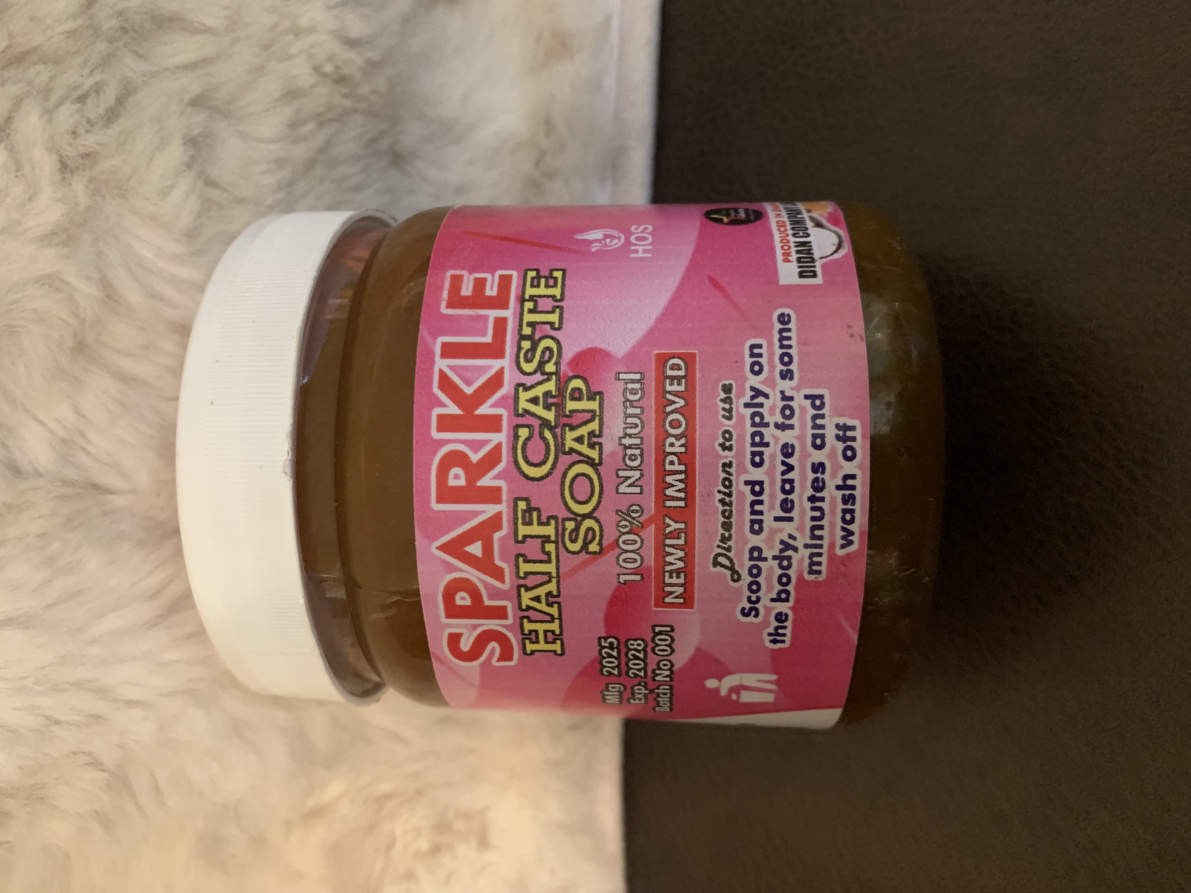 Sparkle half caste soap