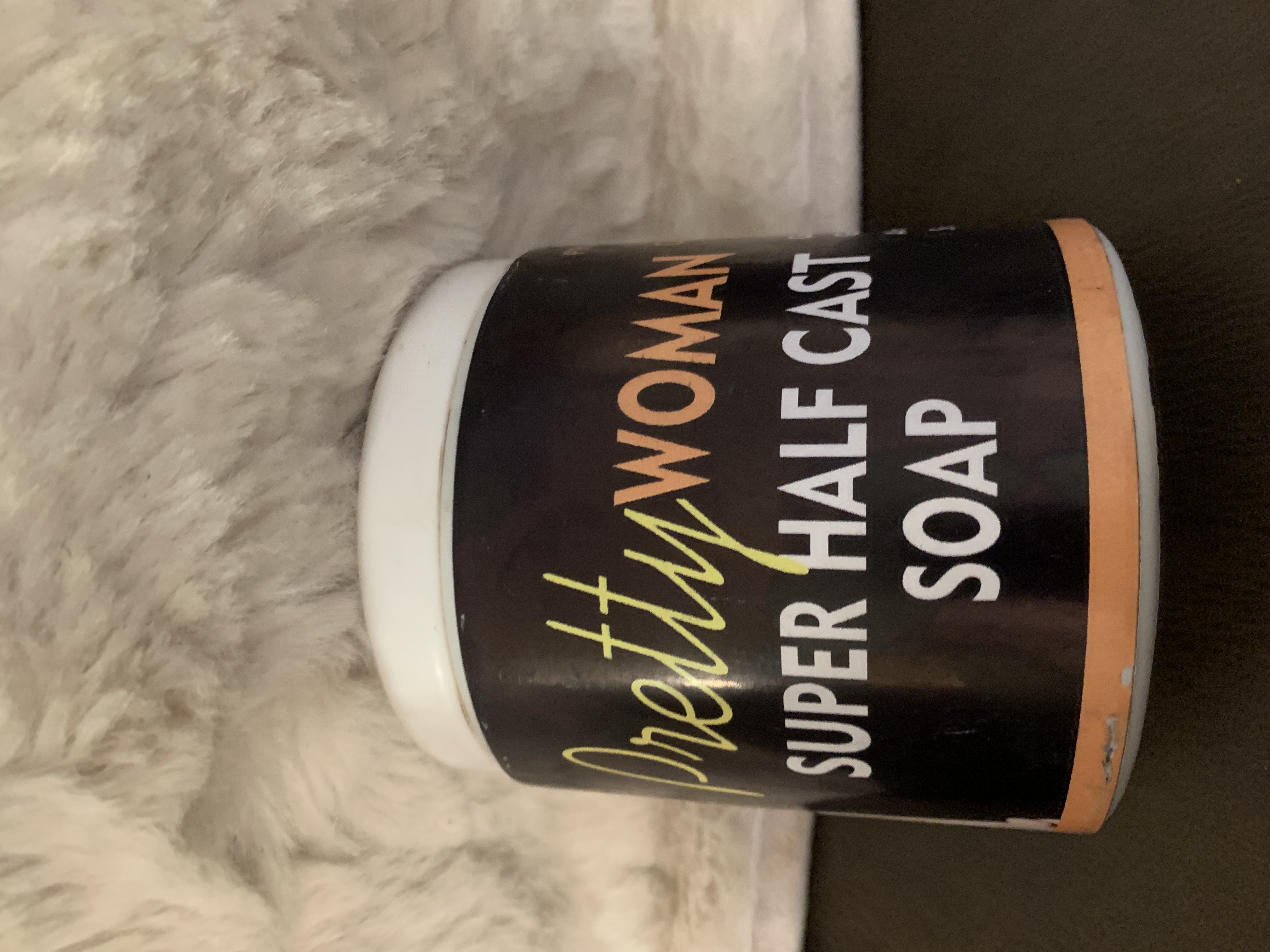 Pretty super half cast soap