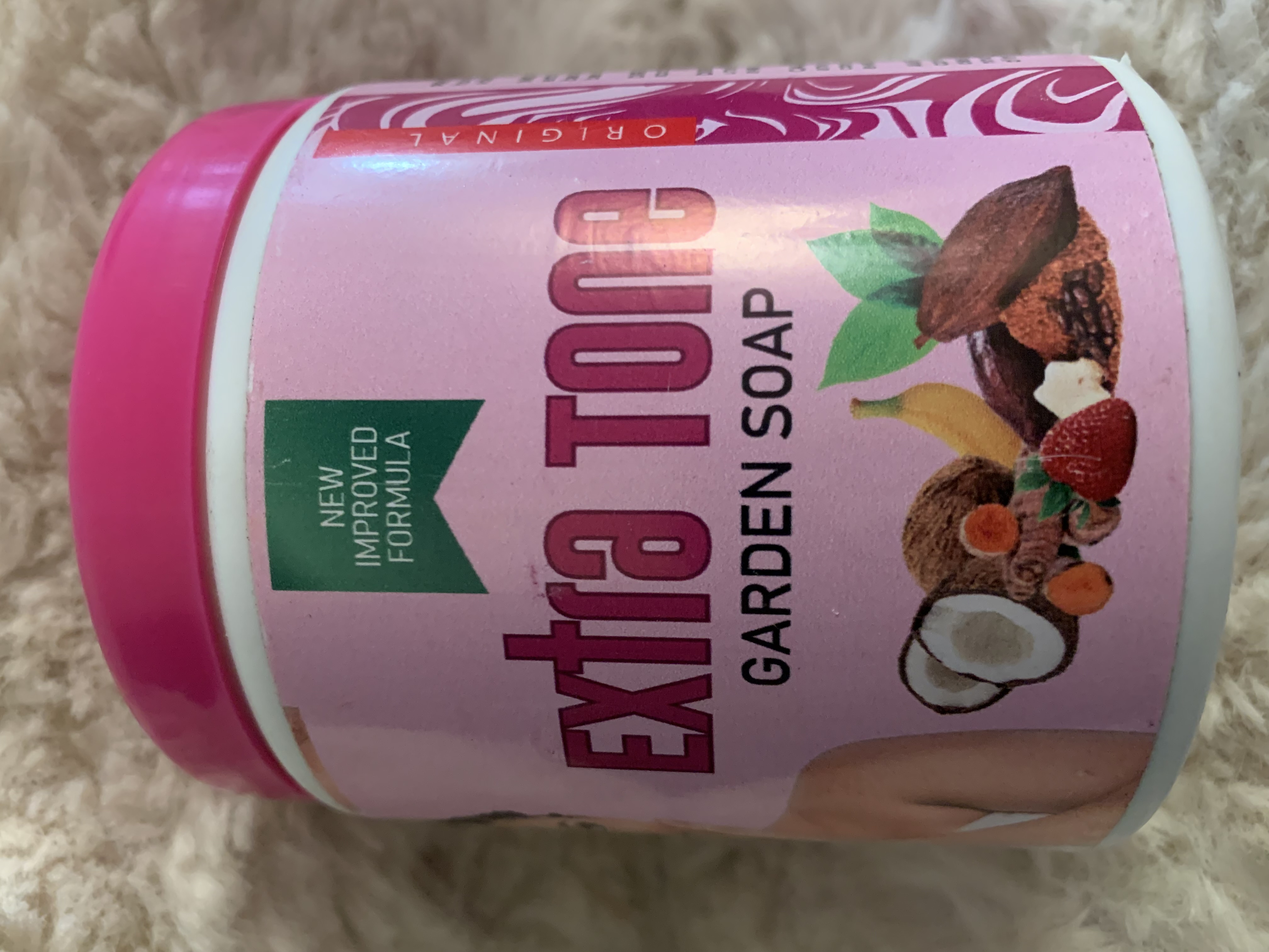 Extra tone garden soap